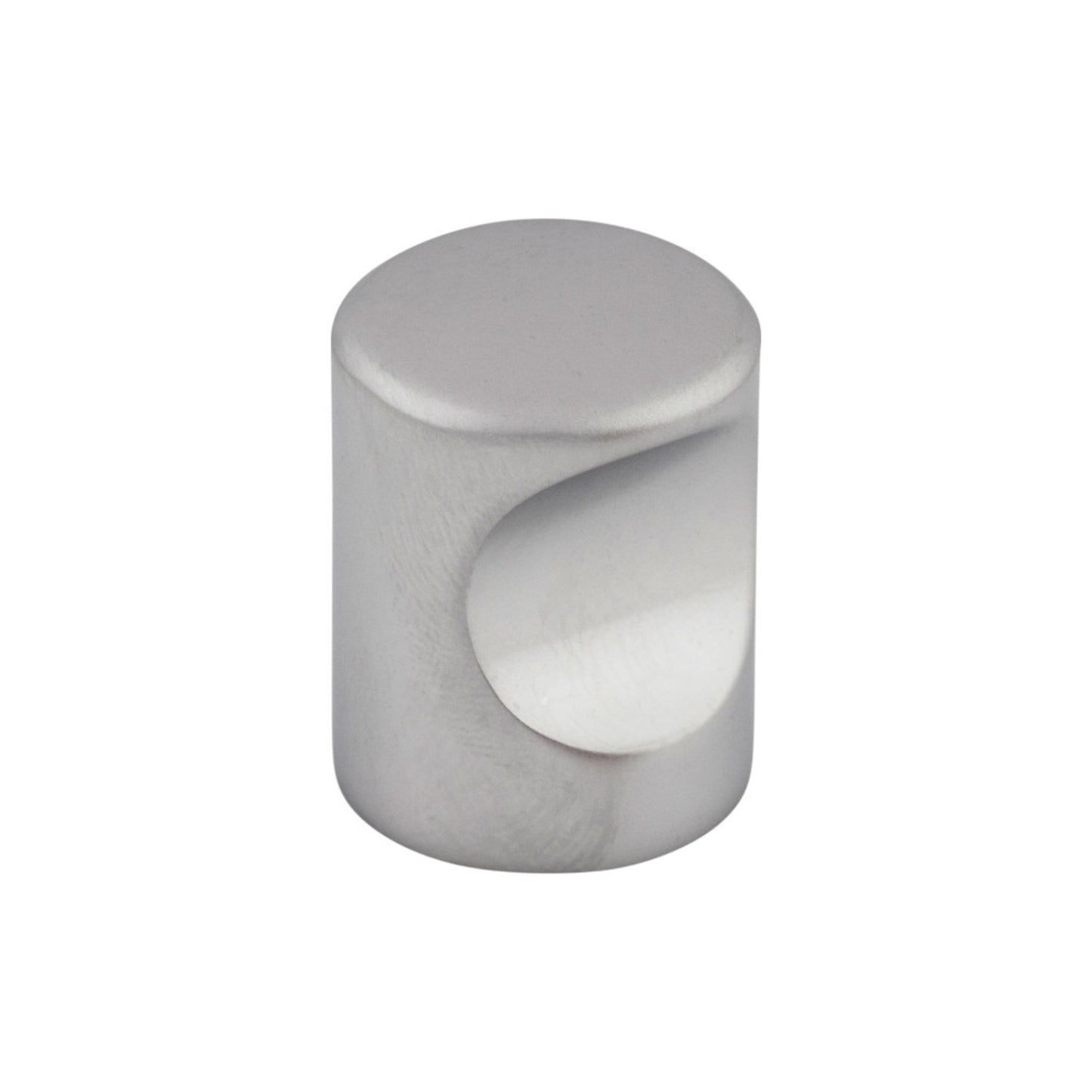 TOP KNOBS M1872 Indent 3/4" Diameter Round Knob - Aluminum