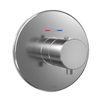 TOTO TBV01406U#CP Round Thermostatic Mixing Valve Shower Trim - Polished Chrome