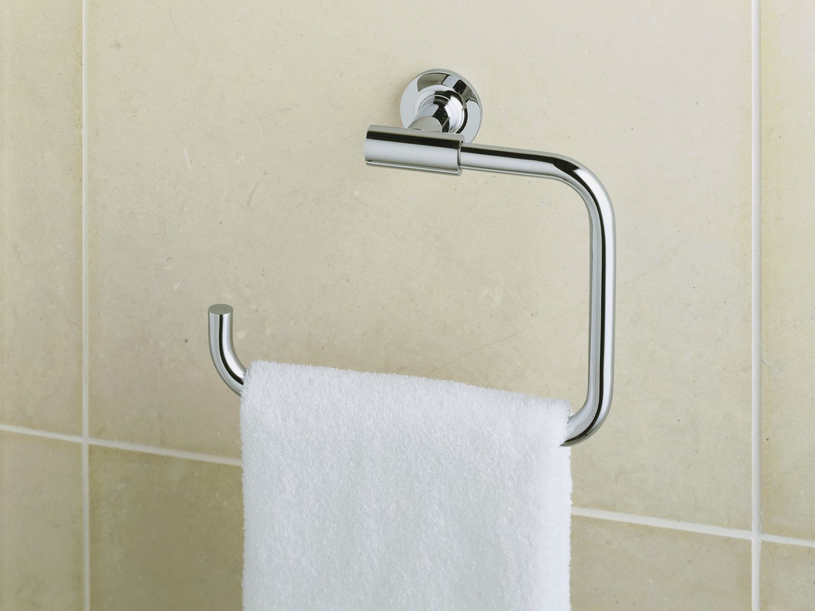 KOHLER K-14441-CP Purist Towel Ring - Polished Chrome