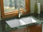 KOHLER K-5931-4U-96 Executive Chef 33" Undermount Double-Bowl Kitchen Sink - Biscuit
