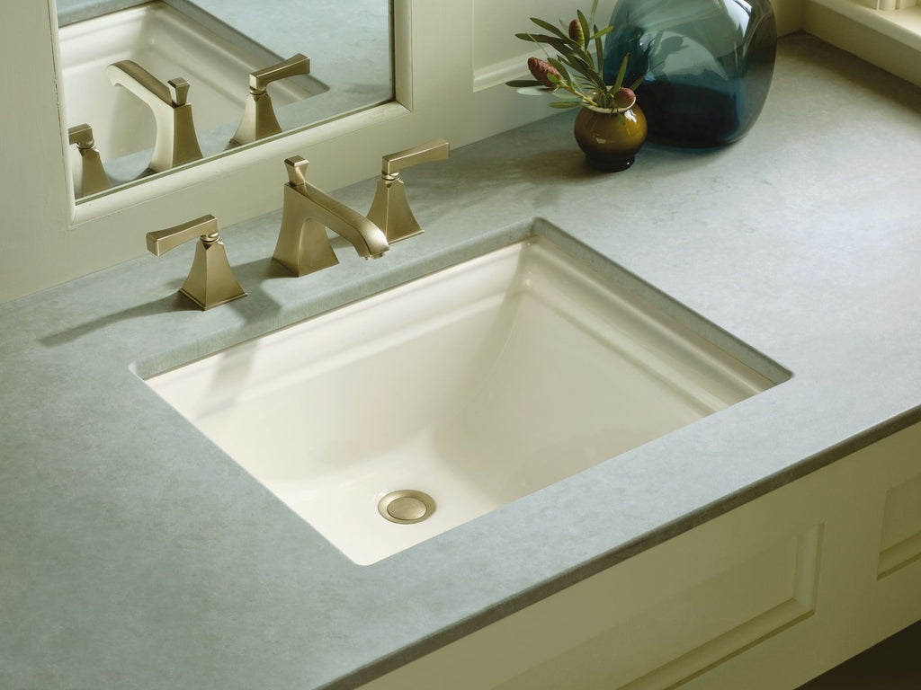 KOHLER K-2339-7 Memoirs 20" Rectangular Undermount Bathroom Sink - Black Black