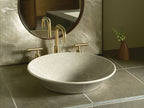 KOHLER K-2200-HV Conical Bell 16-1/4" Round Vessel Bathroom Sink, No Overflow - Bouclé Tweed
