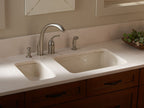 KOHLER K-6585-42 Iron/Tones 24-1/4" Top-/Undermount Single-Bowl Bar Sink - Aspen Green