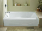 KOHLER K-715-96 Villager 60" X 30-1/4" Alcove Bath, Left Drain - Biscuit