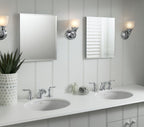 KOHLER K-CB-CLR1620FS 16" W X 20" H Aluminum Single-Door Medicine Cabinet With Mirrored Door, Beveled Edges