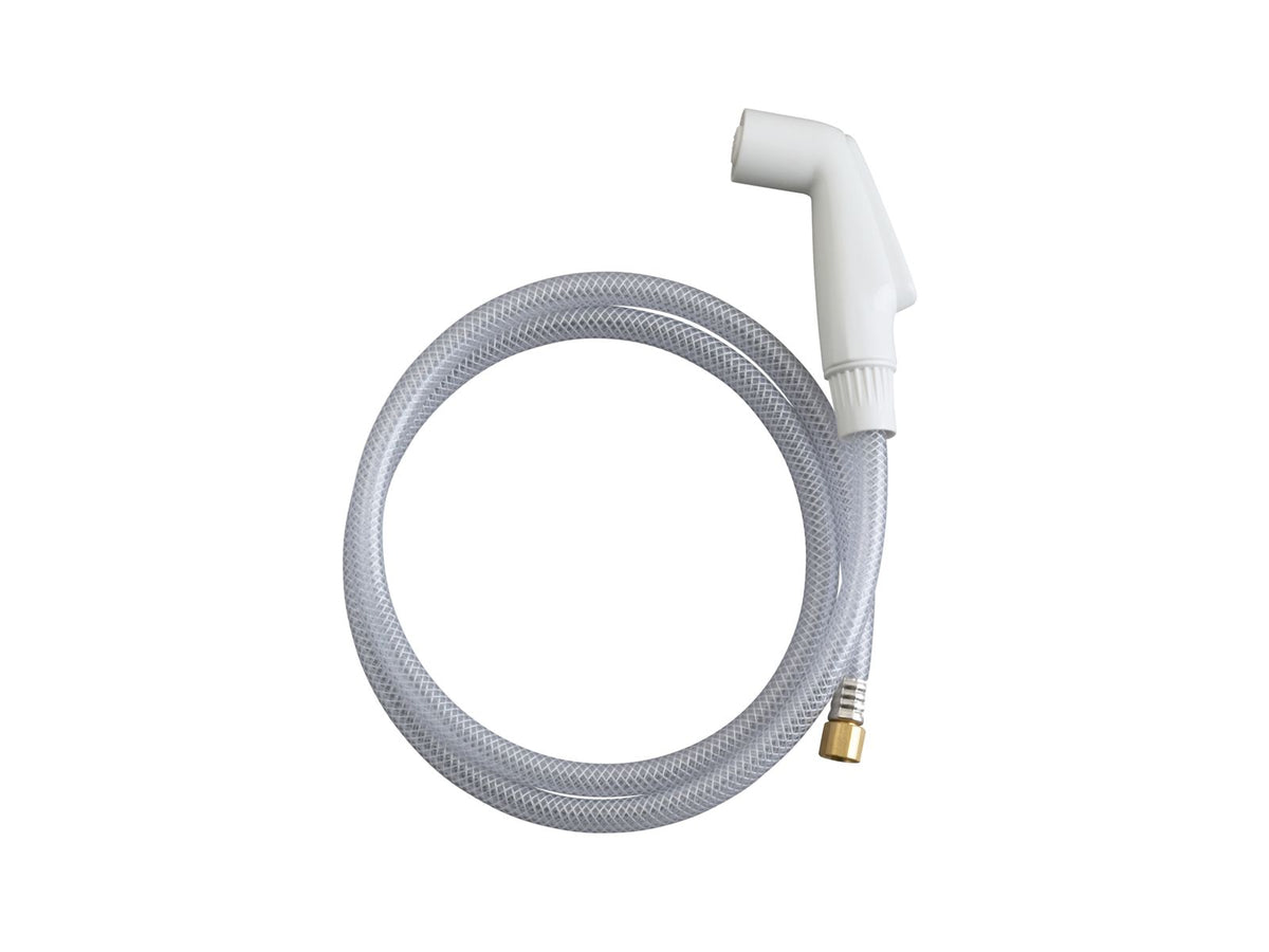 KOHLER Kitchen Faucet Side Spray With Hose - White, K-GP1021724-0