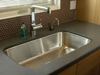 KOHLER K-3183-NA Undertone 31-1/2" Undermount Single-Bowl Kitchen Sink - Stainless Steel