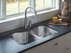 KOHLER K-647-BL Simplice Pull-Down Kitchen Sink Faucet With Three-Function Sprayhead - Matte Black