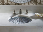 KOHLER K-2361-TG3 Kallos 16" Round Undermount Bathroom Sink, No Overflow - Translucent Doe