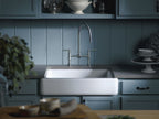 KOHLER K-6486-FF Whitehaven 29-1/2" Undermount Single-Bowl Farmhouse Kitchen Sink - Sea Salt