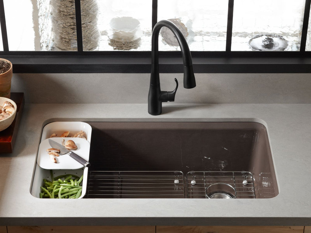 KOHLER K-6255-ST Riverby Right-Hand Sink Rack - Stainless Steel