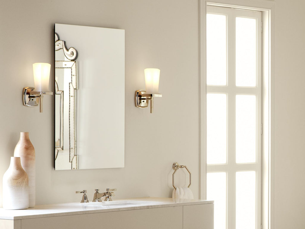 KOHLER K-2936-PG-SAA Catalan 24-1/8" W X 36-1/8" H Aluminum Single-Door Medicine Cabinet With 107 Degree Hinge - Satin Anodized Aluminum