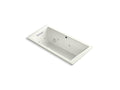 KOHLER K-1167-XHGH-NY Underscore 60" X 30" Drop-In Heated Bubblemassage Air Bath With Whirlpool In Dune