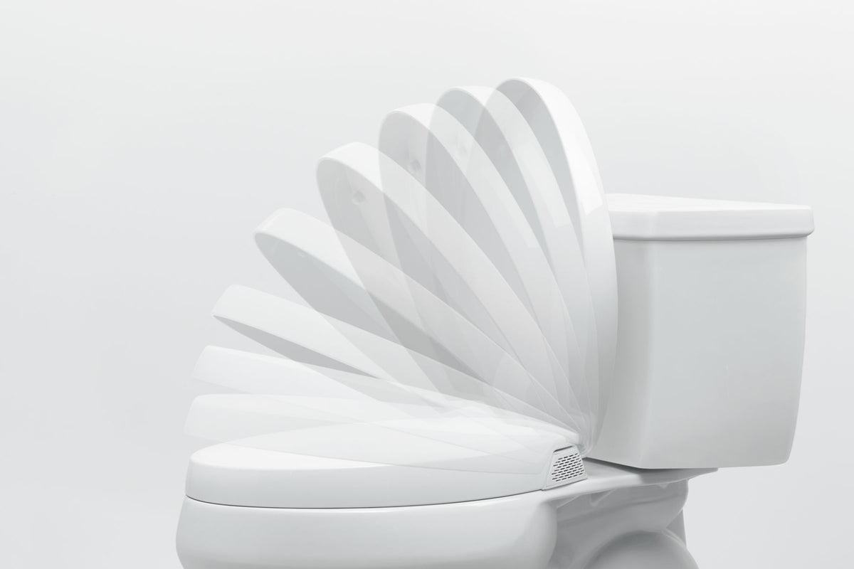 KOHLER K-5588-0 Purefresh Deodorizing Elongated Toilet Seat - White