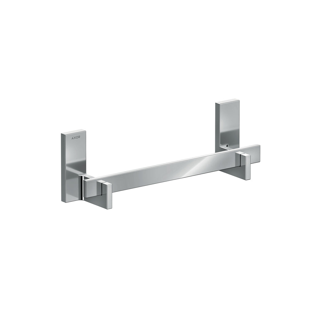 AXOR 42613000 Universal Rectangular Towel Bar, 12" - Chrome