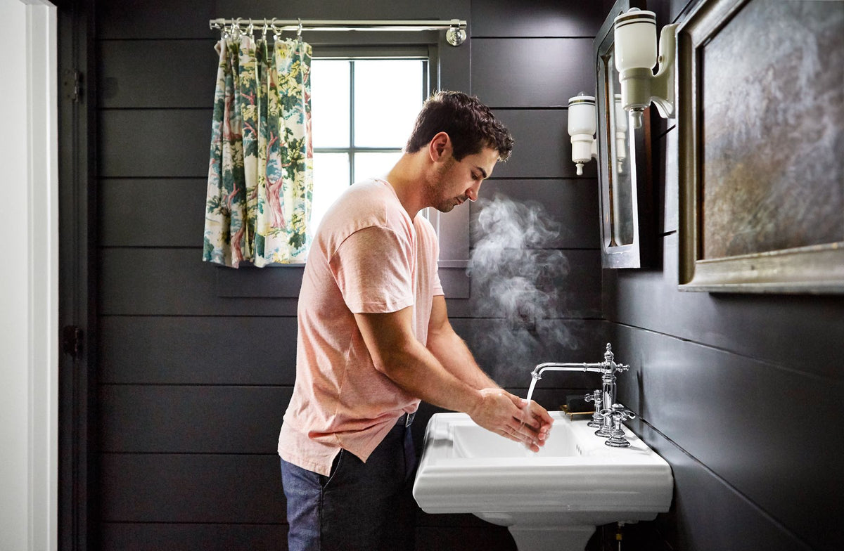 KOHLER K-2238-8-7 Memoirs Classic 24-1/4" Rectangular Pedestal Bathroom Sink - Black Black