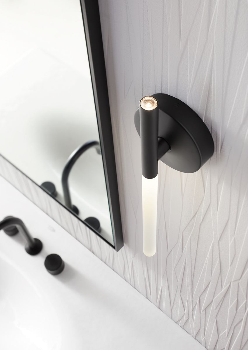 KOHLER K-23463-SCLED-BLL Components One-Light Led Sconce - Matte Black