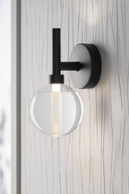 KOHLER K-23467-SCLED-SNL Components One-Light Led Lacemaker Sconce - Polished Nickel
