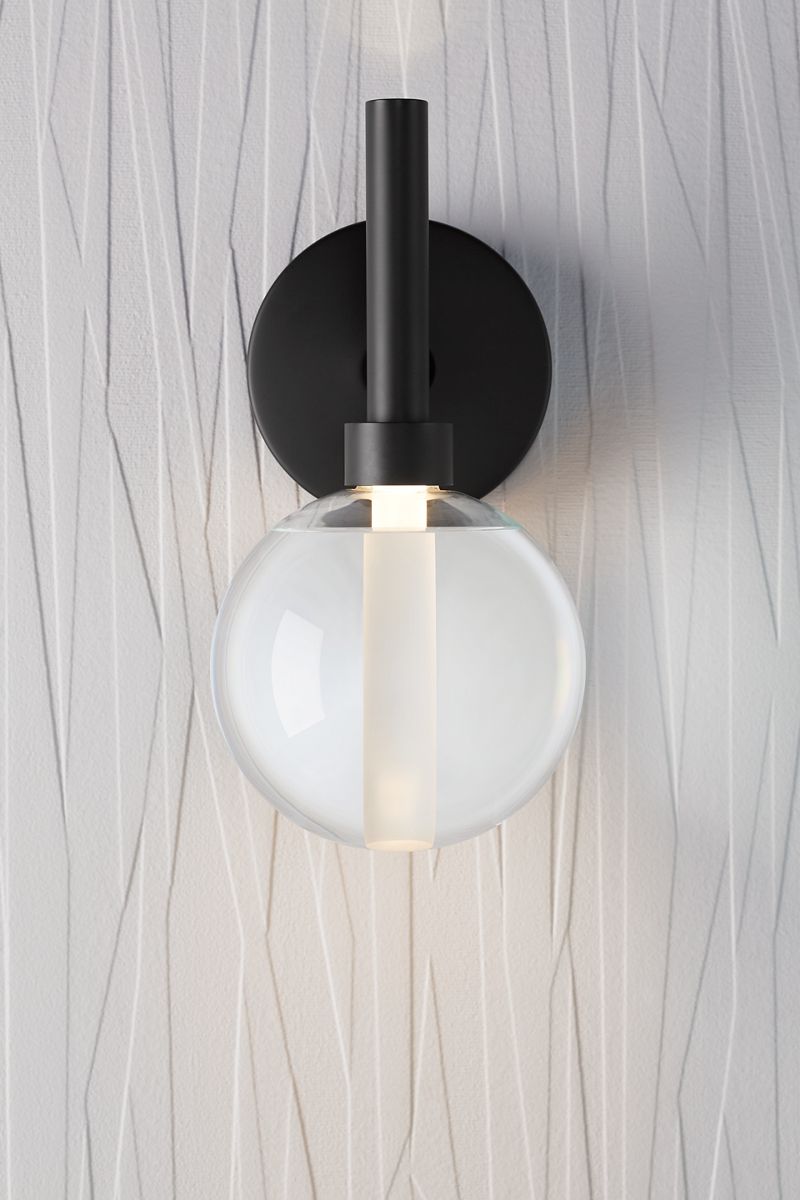 KOHLER K-23467-SCLED-SNL Components One-Light Led Lacemaker Sconce - Polished Nickel