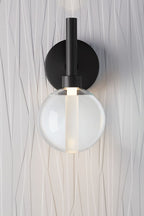 KOHLER K-23467-SCLED-SNL Components One-Light Led Lacemaker Sconce - Polished Nickel