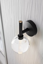 KOHLER K-23467-SCLED-SNL Components One-Light Led Lacemaker Sconce - Polished Nickel