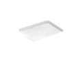 KOHLER K-29471-FP1-0 Sartorial Paisley Caxton 20" Rectangular Undermount Bathroom Sink - White Sartorial Paisley