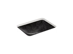 KOHLER K-29471-FP2-7 Sartorial Paisley Caxton 20" Rectangular Undermount Bathroom Sink - Black Sartorial Paisley