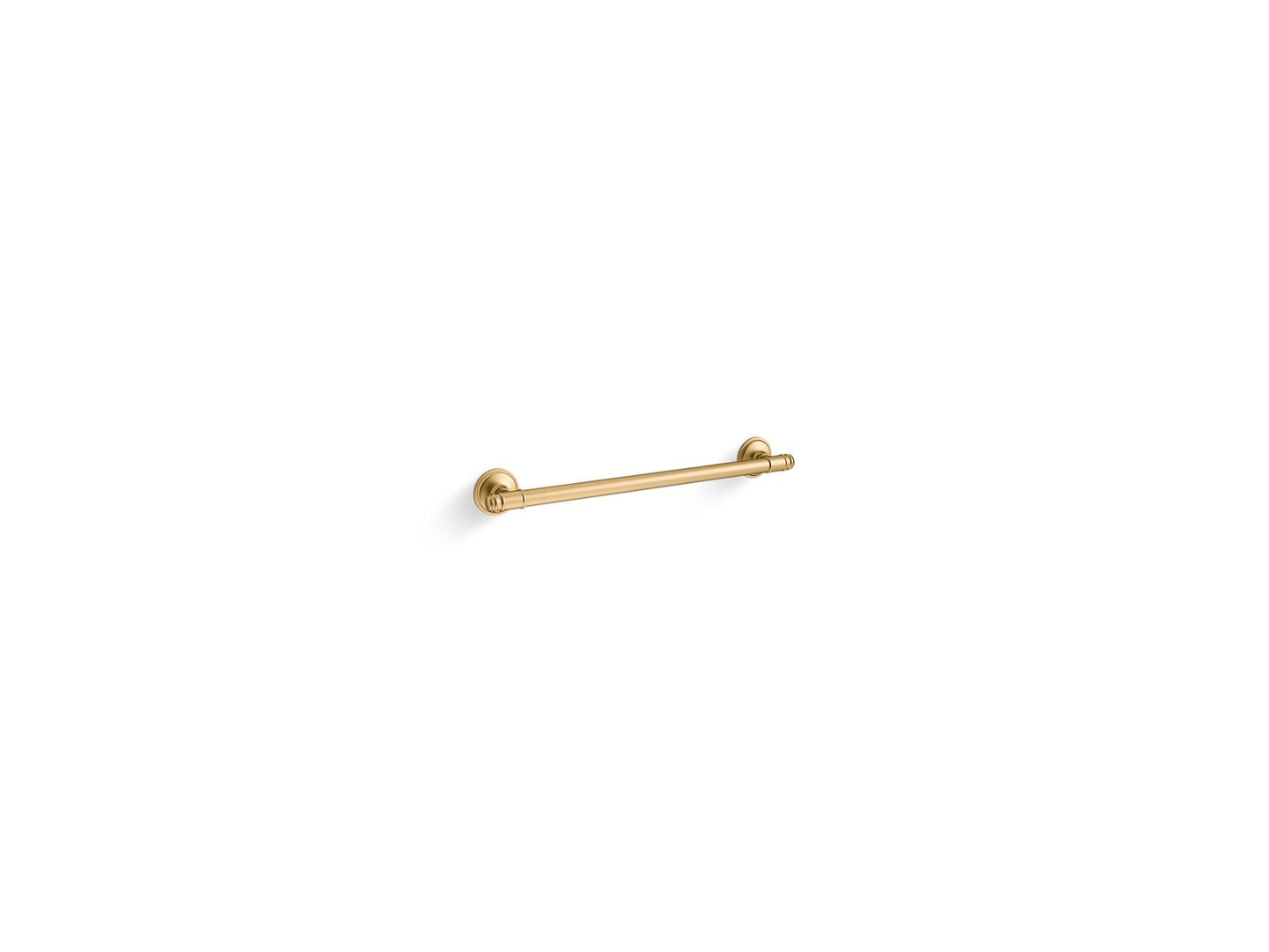 KOHLER K-26505-2MB Eclectic 24" Grab Bar In Vibrant Brushed Moderne Brass