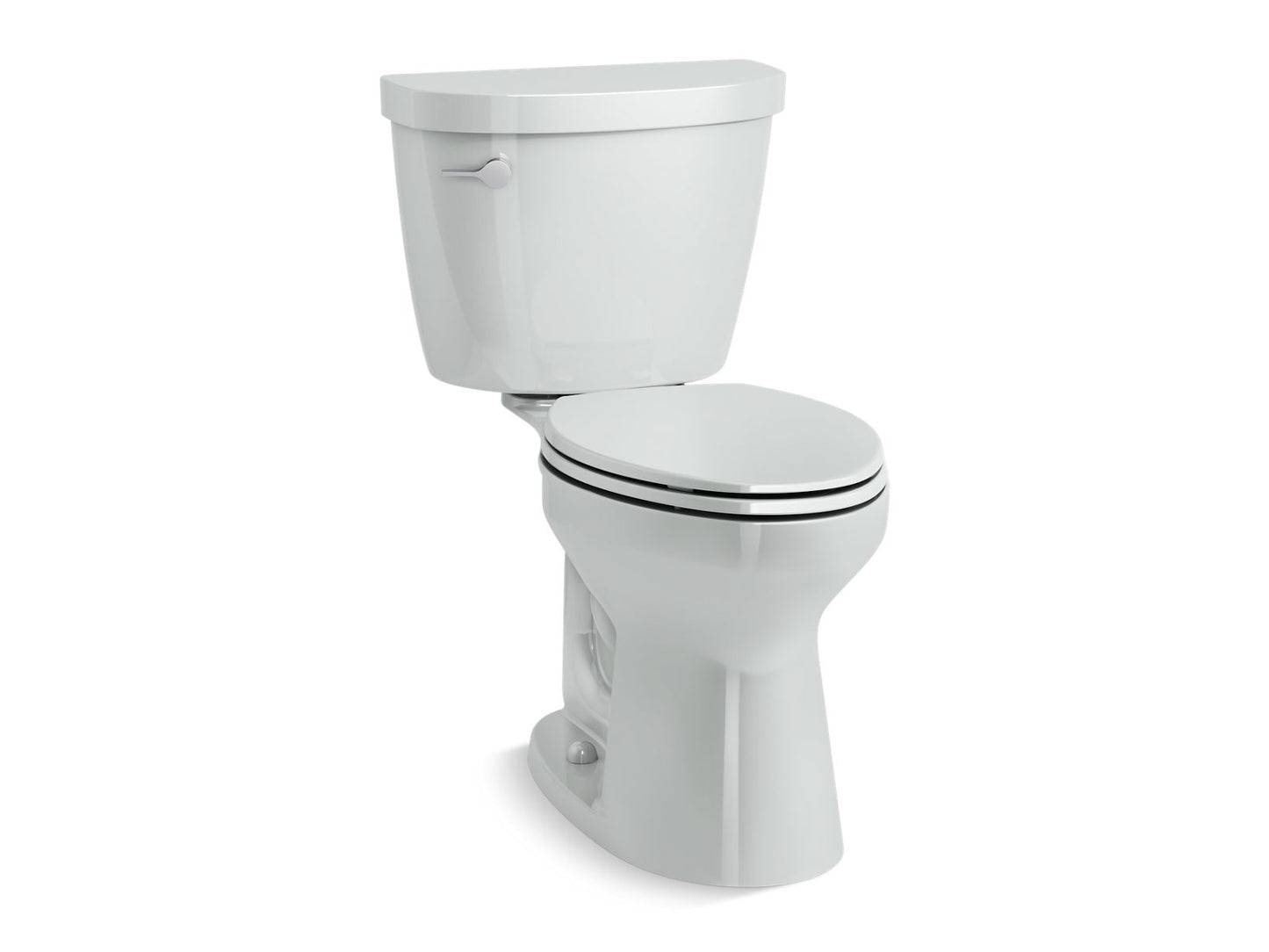 KOHLER K-31620-95 Cimarron Two-Piece Elongated Toilet, 1.6 Gpf In Ice Grey