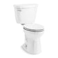 KOHLER K-31620-0 Cimarron Two-Piece Elongated Toilet, 1.6 Gpf In White