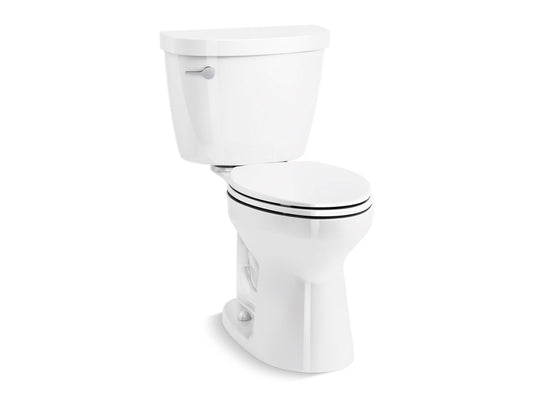 KOHLER K-31620-0 Cimarron Two-Piece Elongated Toilet, 1.6 Gpf In White