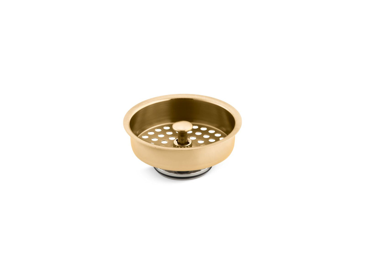 KOHLER K-8803-2MB Duostrainer Sink Strainer Basket In Vibrant Brushed Moderne Brass