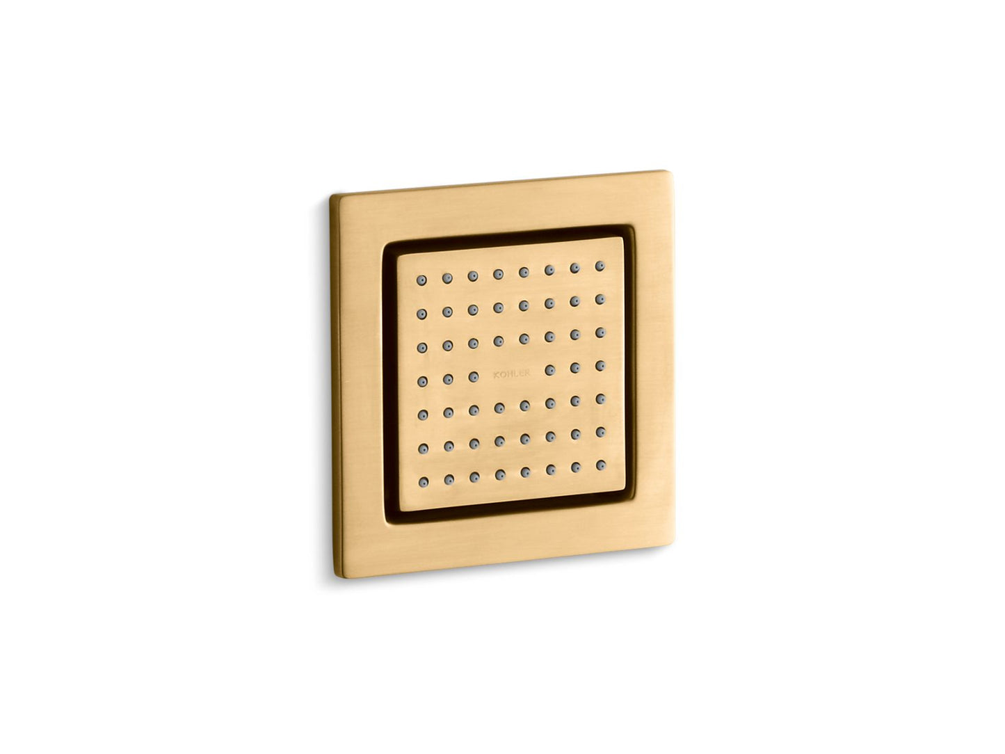 KOHLER K-8002-2MB Watertile Square 54-Nozzle Single-Function Body Spray, 2.5 Gpm In Vibrant Brushed Moderne Brass