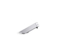 KOHLER K-25196-CP Angle Touchless Foaming Soap Dispenser, Ac-Powered - Polished Chrome