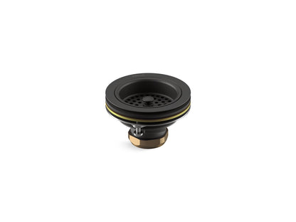 KOHLER K-8799-BL Duostrainer Sink drain and strainer basket, less tailpiece - Matte Black
