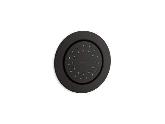 KOHLER K-77119-BL WaterTile Round 27-nozzle single-function body spray, 1.0 gpm - Matte Black