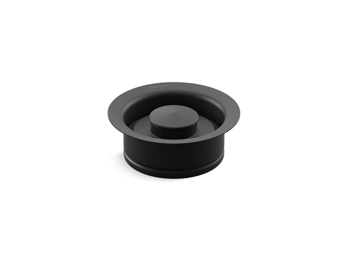 KOHLER K-11352-BL Disposal Flange With Stopper - Matte Black
