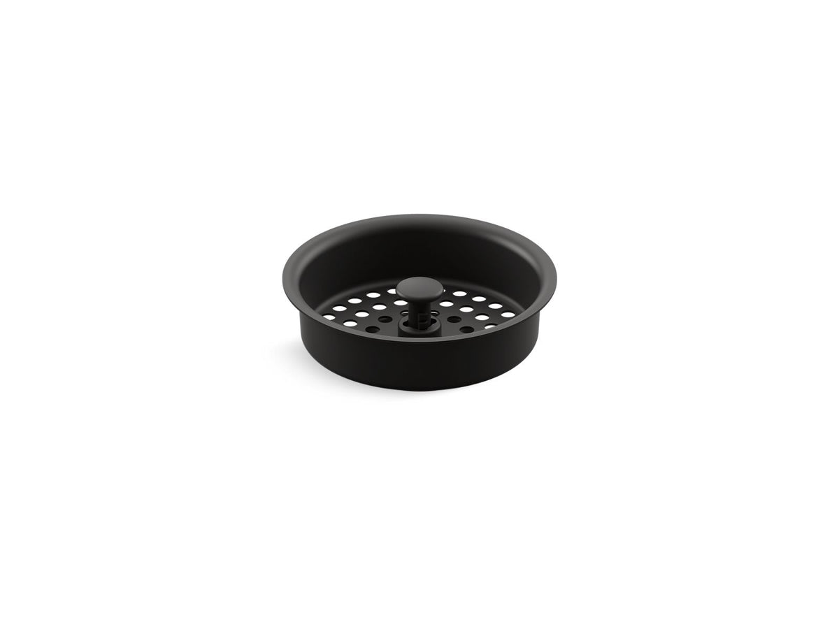 KOHLER K-8803-BL Duostrainer Sink Strainer Basket - Matte Black