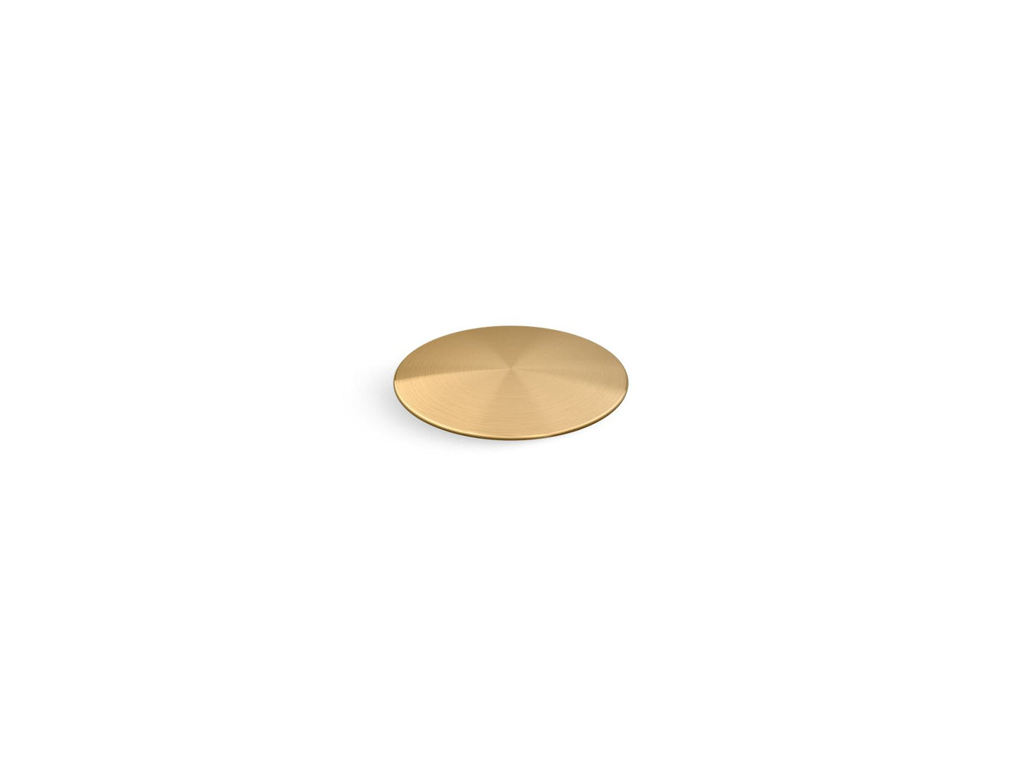 KOHLER K-8830-2MB Sink Hole Cover In Vibrant Brushed Moderne Brass