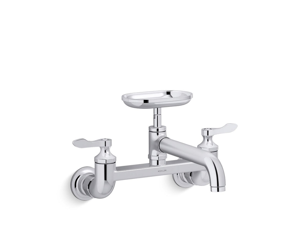 KOHLER K-20902-4-CP Clearwater Kitchen Sink Faucet - Polished Chrome