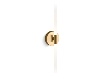 KOHLER K-23464-SCLED-SNL Components Two-light LED sconce - Polished Nickel