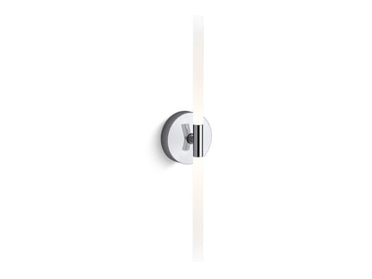 KOHLER K-23464-SCLED-SNL Components Two-light LED sconce - Polished Nickel