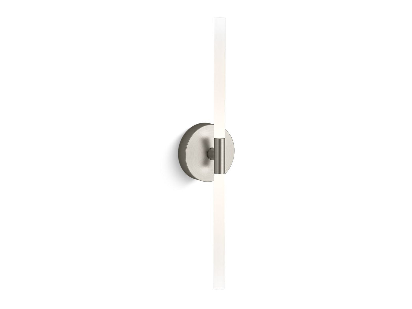 KOHLER K-23464-SCLED-SNL Components Two-light LED sconce - Polished Nickel