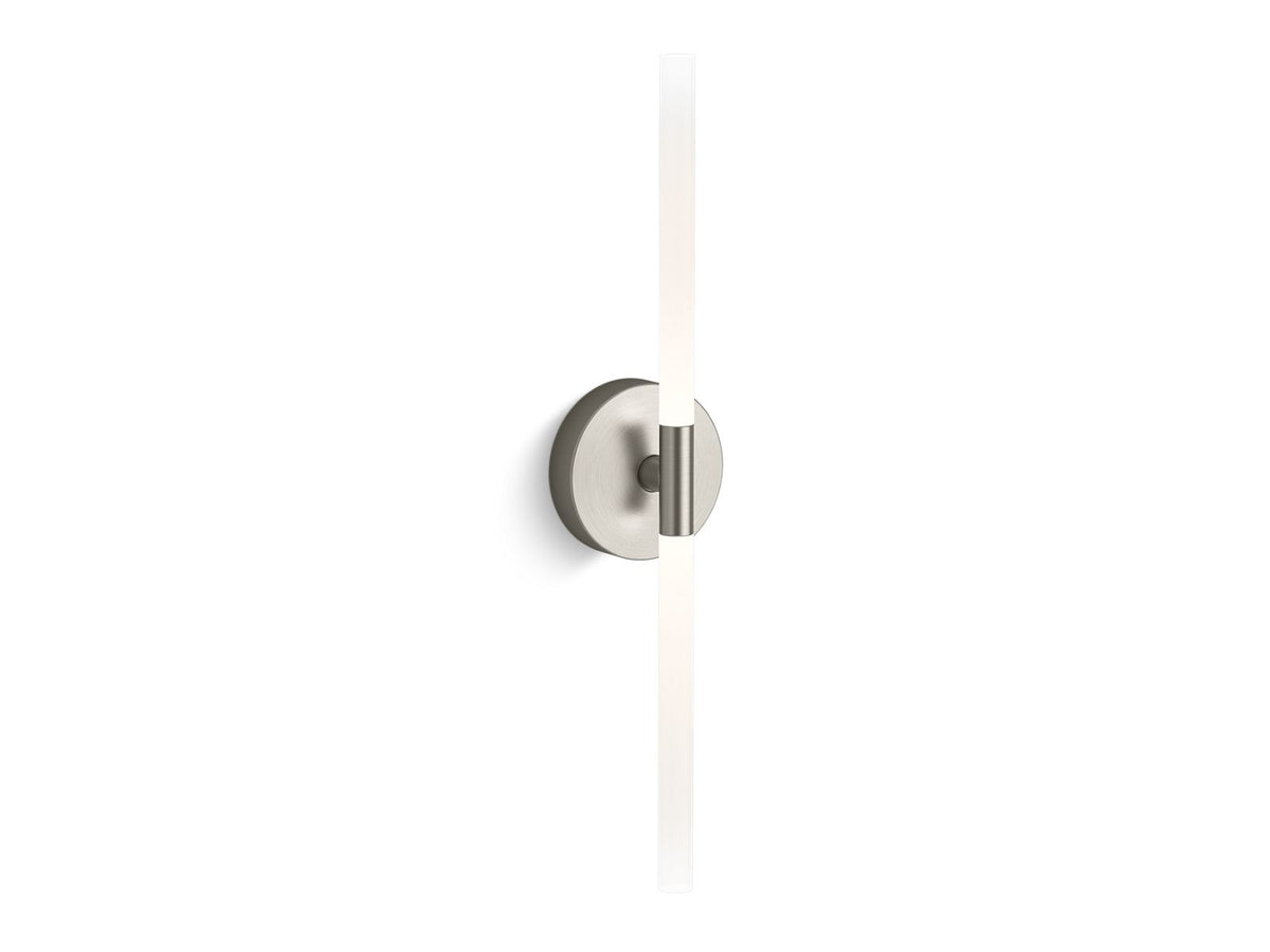 KOHLER K-23464-SCLED-BNL Components Two-Light Led Sconce - Brushed Nickel