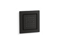 KOHLER K-8003-BL Watertile Square 22-Nozzle Single-Function Body Spray, 2.5 Gpm - Matte Black