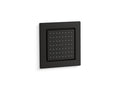 KOHLER K-8002-BL Watertile Square 54-Nozzle Single-Function Body Spray, 2.5 Gpm - Matte Black
