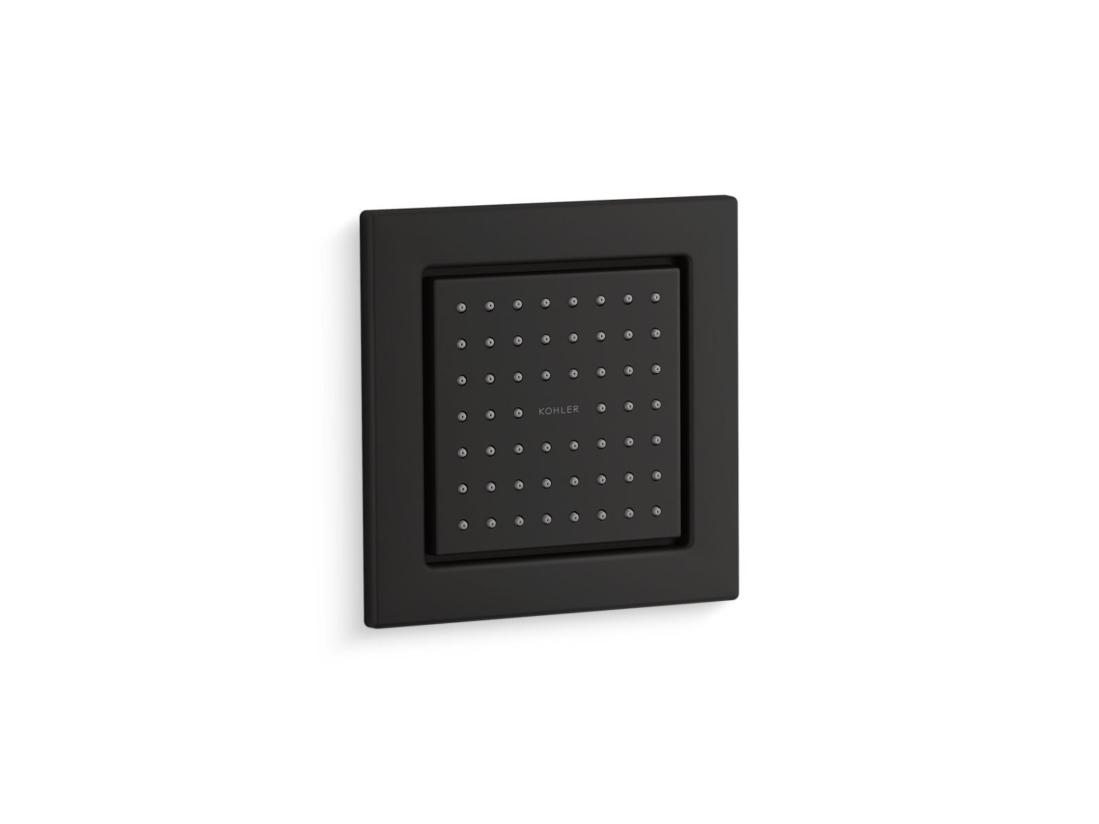 KOHLER K-8002-BL Watertile Square 54-Nozzle Single-Function Body Spray, 2.5 Gpm - Matte Black