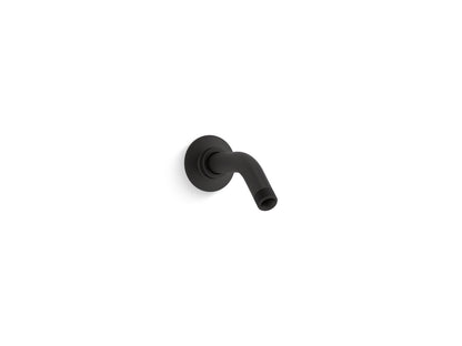 KOHLER K-7395-BL Shower arm and flange, 5-3/8" long - Matte Black