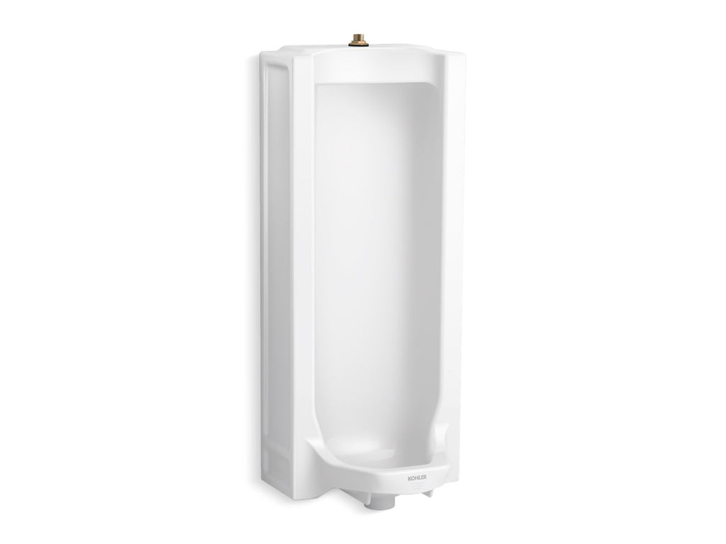 KOHLER K-25039-T-0 Branham Full Stall Washout Urinal With Top Spud - White