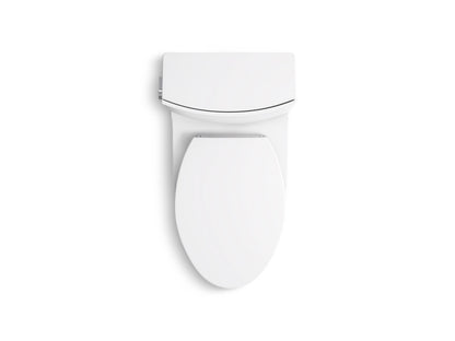 KOHLER Veil One-piece elongated toilet with skirted trapway, dual-flush - White, K-1381-0